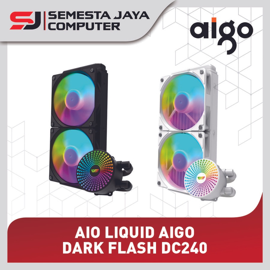 DarkFlash Radiant DC240/ DC 240 ARGB 240mm AIO Liquid Cooler