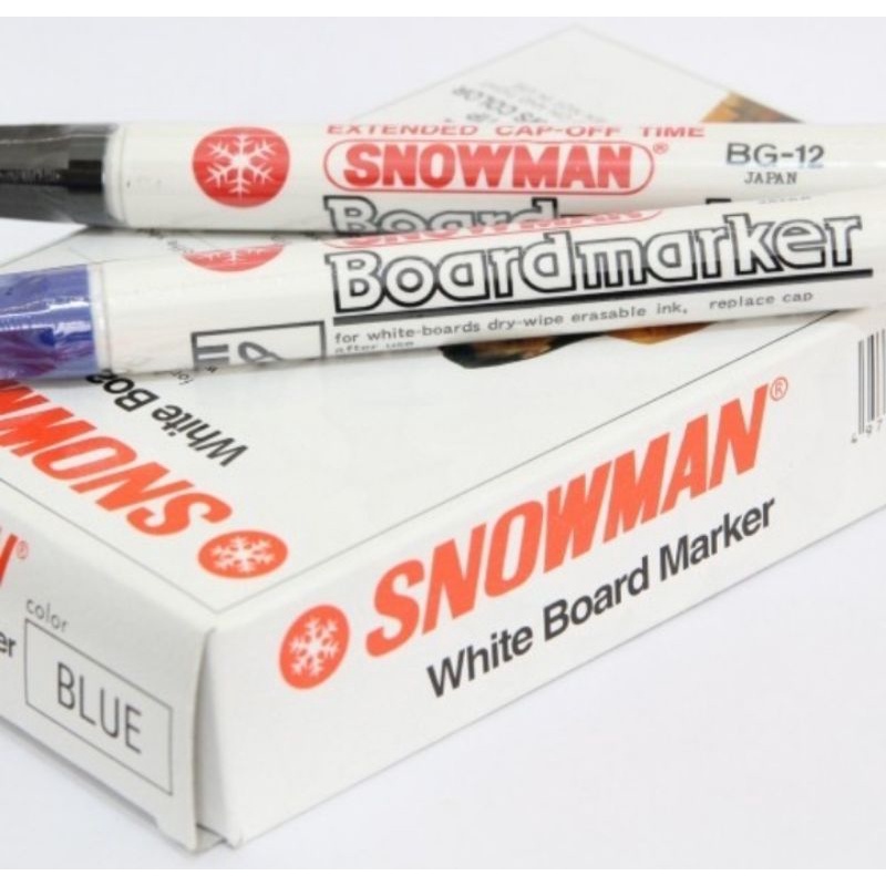 

spidol board marker snowman