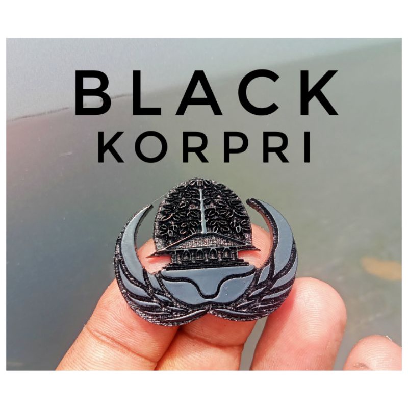 PIN KORPRI HITAM