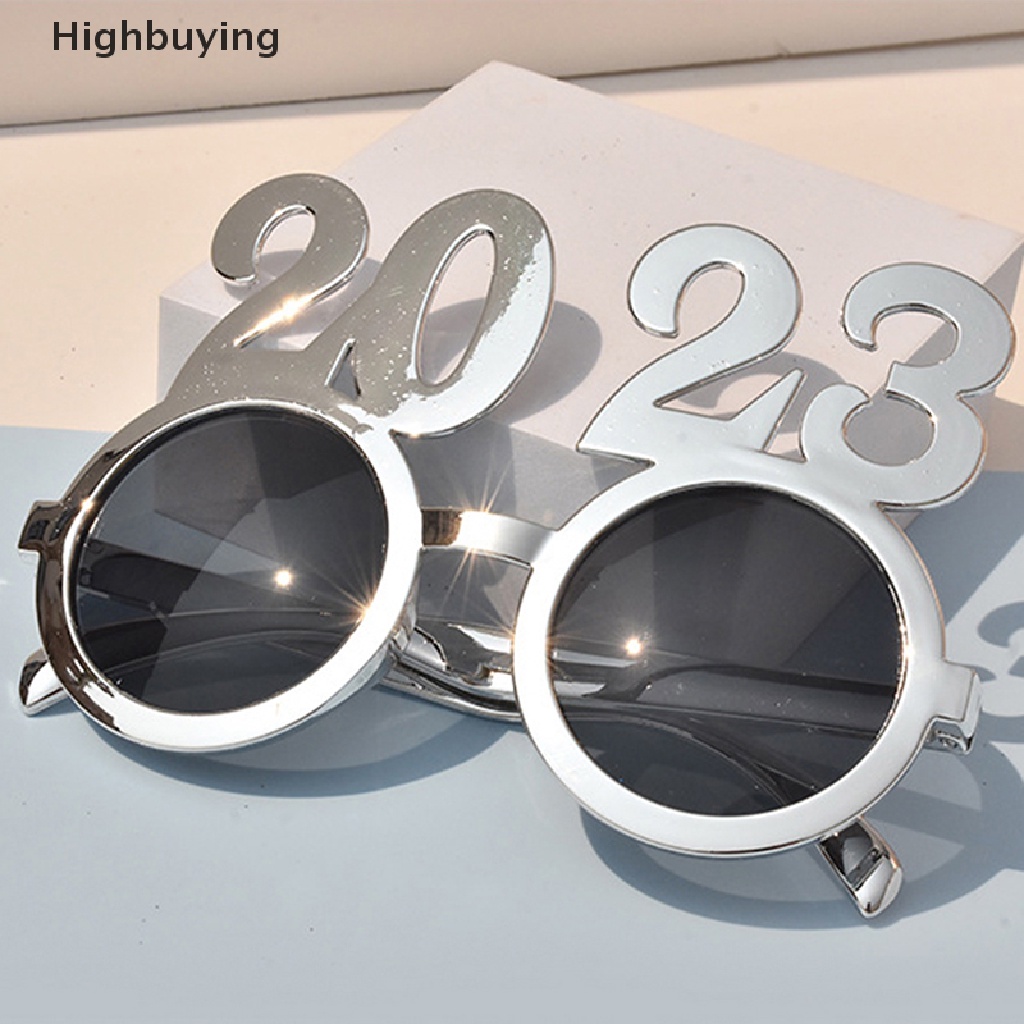 Hbid Kacamata Pesta Tahun 2023tahun Hawa Number Sunglasses Photo Booth Props Aksesoris Untuk Pesta Tahun Baru Hajatan Party Supplies Glory