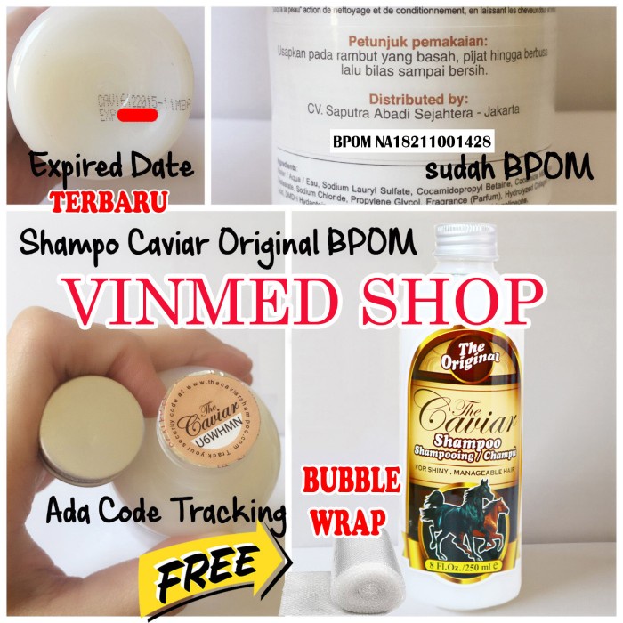✿ BISA COD✿ Shampo Caviar Kuda Original Shampo Penumbuh Rambut - Shampo