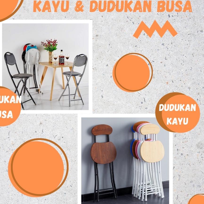 ❊ Kursi Lipat / Kursi Lipat Portable / Kursi Sholat / Bangku Makan Kayu / Kursi Sholat / Bangku Shol