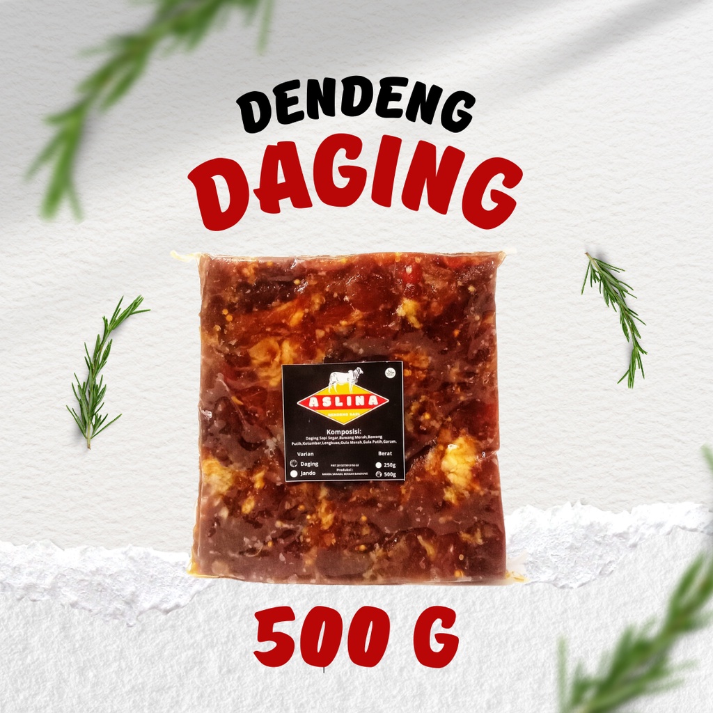 

Dendeng Daging Sapi Aslina 500g