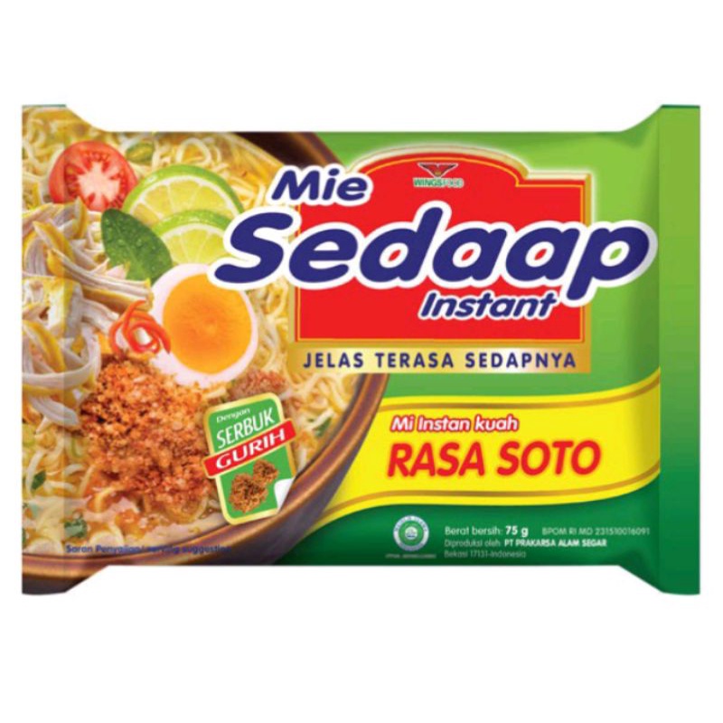 Sedap Sedaap Mie Instan Soto 75 Gr