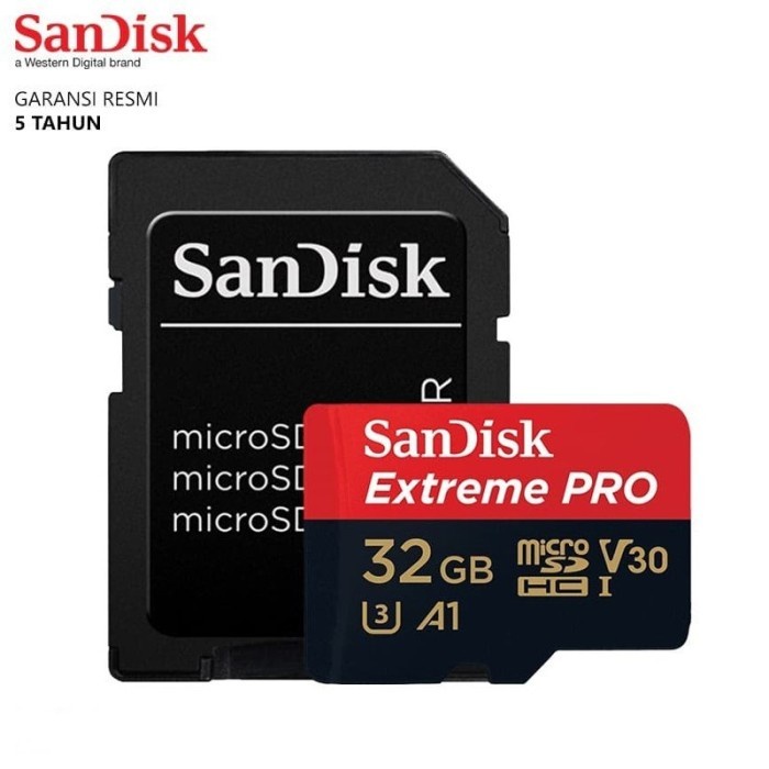 Micro SD Sandisk Extreme Pro A1 Class 10 100 Mbps 32GB