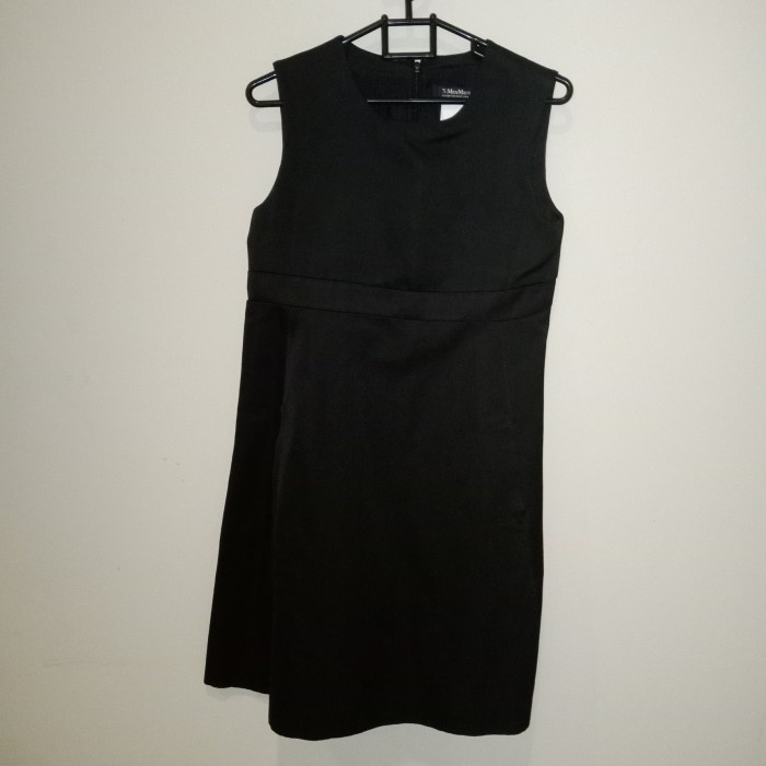 Preloved S maxmara Dress black Original Almost new