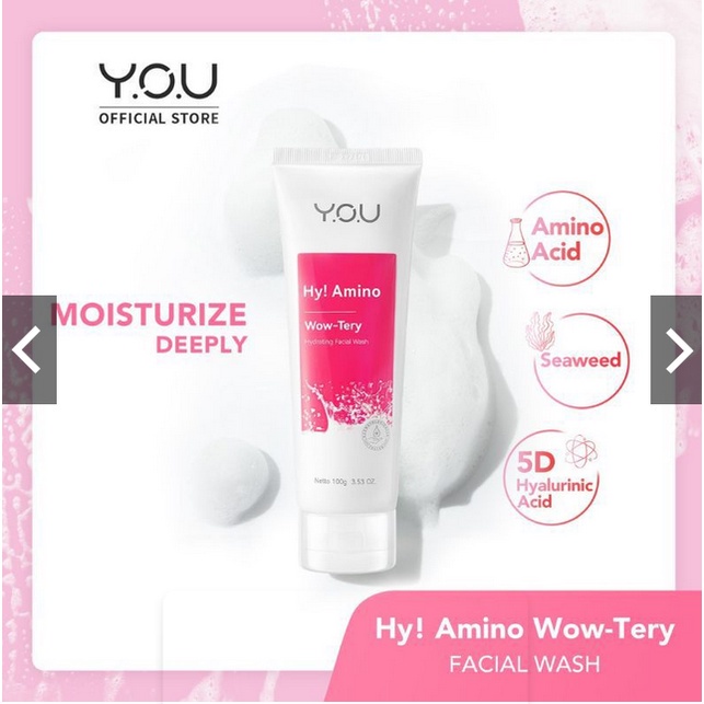 `ღ´ PHINKL `ღ´ Y.O.U HY Amino cuci muka face facial wash mencerahkan jerawat best seller