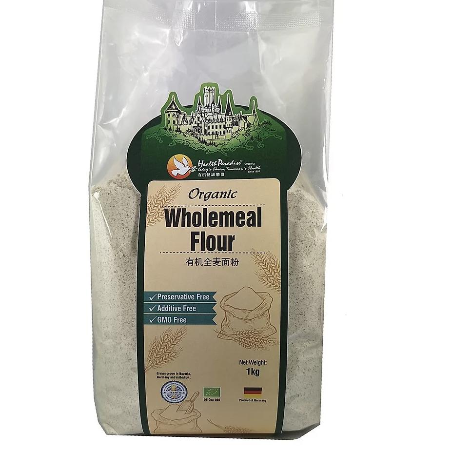 

➦ Health Paradise Organic Wholemeal Flour, Hi Protein Wholemeal 1kg ✤