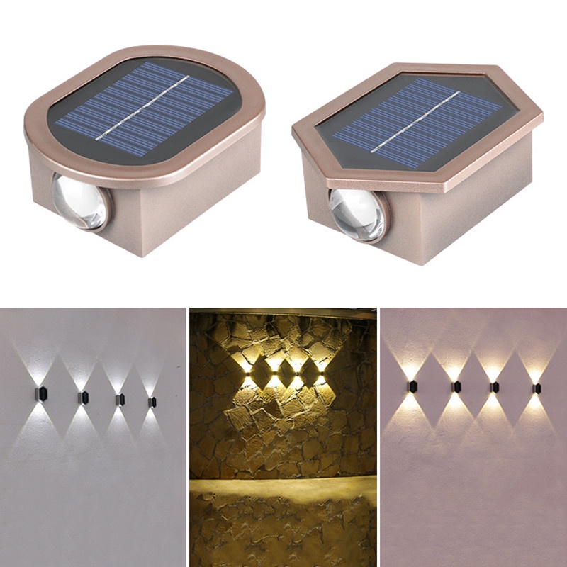 Surya Lampu Dinding LED Untuk Halaman Taman Balkon Villa Outdoor Dekorasi Taman Rumah Balkon Lampu Wall Light Hemat Energi Waterproof Unik Luminous Wall Lamp Vintage