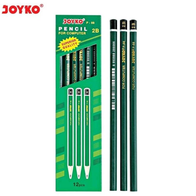 

I25 (isi 12bh)Pensil 2B Joyko P88 For Computer PRODUCT TERLARIS づ