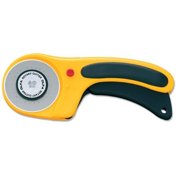 

Rotary Cutter Deluxe 60mm Olfa RTY-3/DX Alat Potong Kain Cutter Bulat