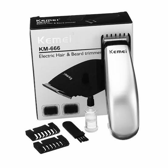 Kemei KM-666 Alat Cukur Rambut Elektrik Pria Wanita