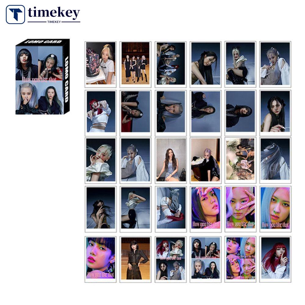 Timekey 30PCS Blackpink Bagaimana Anda Suka Album Itu LOMO Card Fans Support Gift Hadiah Kolektif Foto Polaroid Q4S7 Blackpink