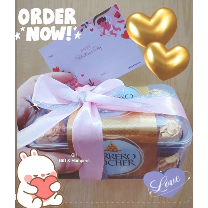 

Coklat Ferrero Rocher isi 16 Kado Valentine Gift Hadiah Hampers Hari Ibu / Natal / Lebaran Idul Fitri / Teacher's Day