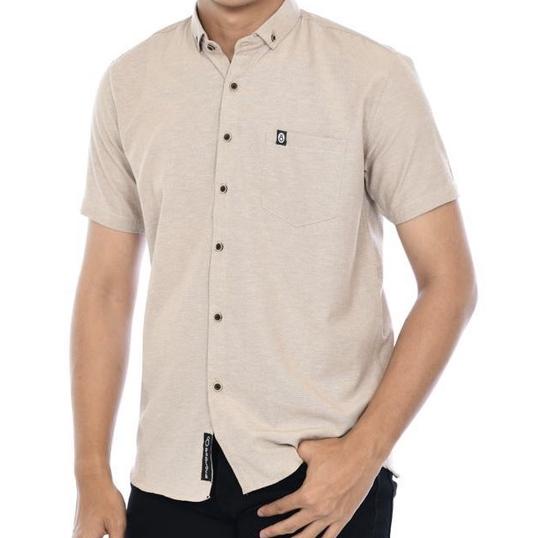 TERBAIK NUMAKENA - Kemeja Pria Lengan Pendek Polos