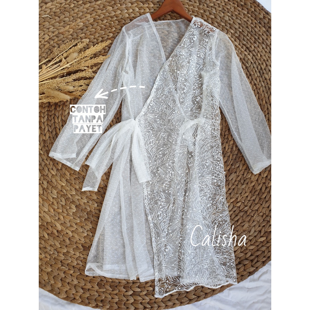 (BIG SIZE) OUTER BTARI AYU by Calisha, Outer Brukat Model Kimono