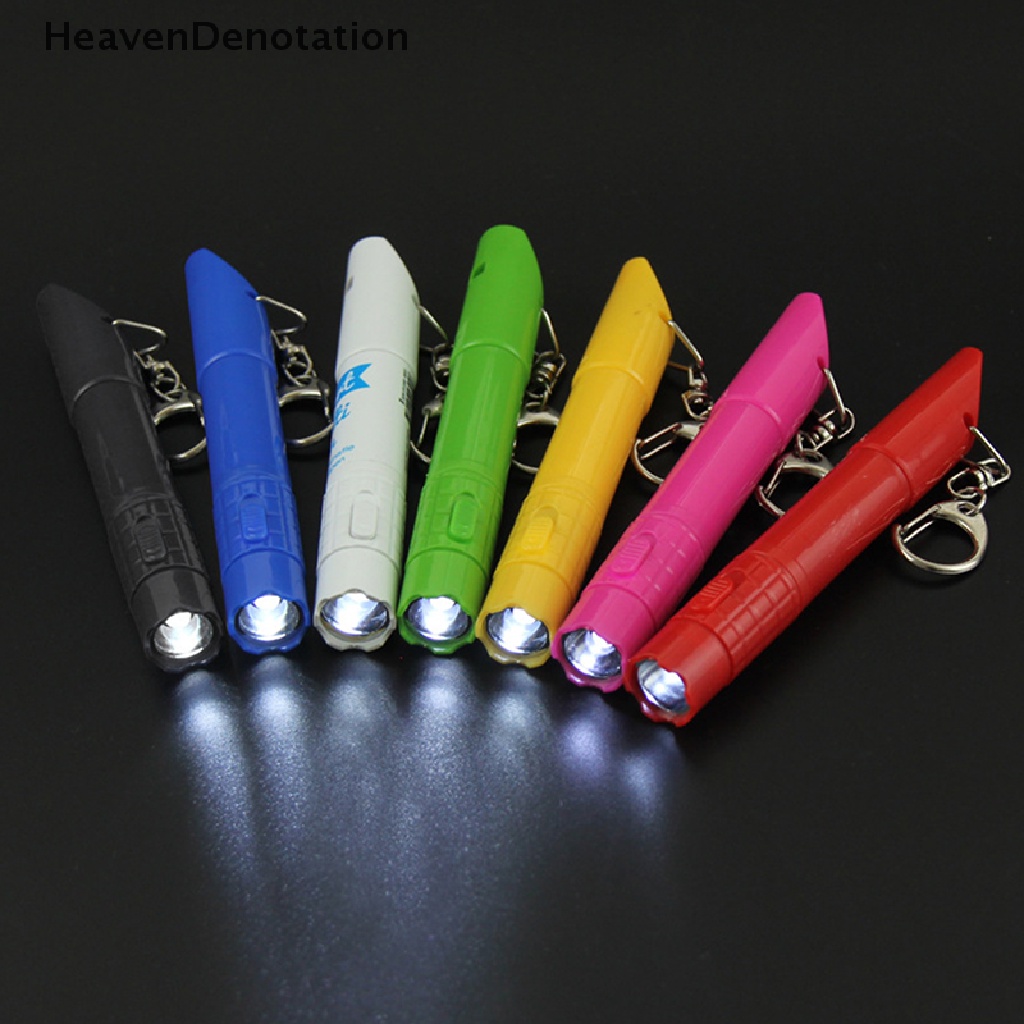 [HeavenDenotation] Senter LED Portabel Senter Mini Pen Light Waterproof Torch Pocket Flashlights Obor Kecil Lampu Darurat HDV