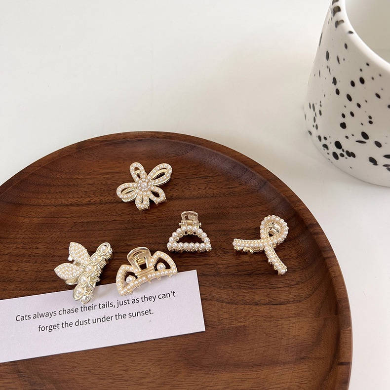 SMALL METAL PEARL HAIR CLAW RHINESTONE BANGS CLIP JEPIT RAMBUT PONI KECIL MUTIARA KRISTAL JEPITAN MINI ELEGAN LUCU SHARK BUTTERFLY FLOWER BUNGA KUPU-KUPU KUPU BESI