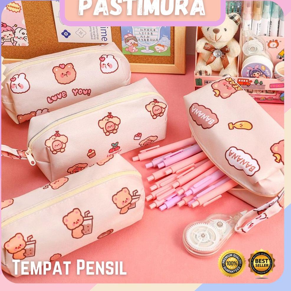 

K99 [PSM] Tempat Pensil Kotak Pensil Tepak Pensil Pouch Make Up Korea Motif Lucu Unik Aesthetic SUPER LARIS ❤