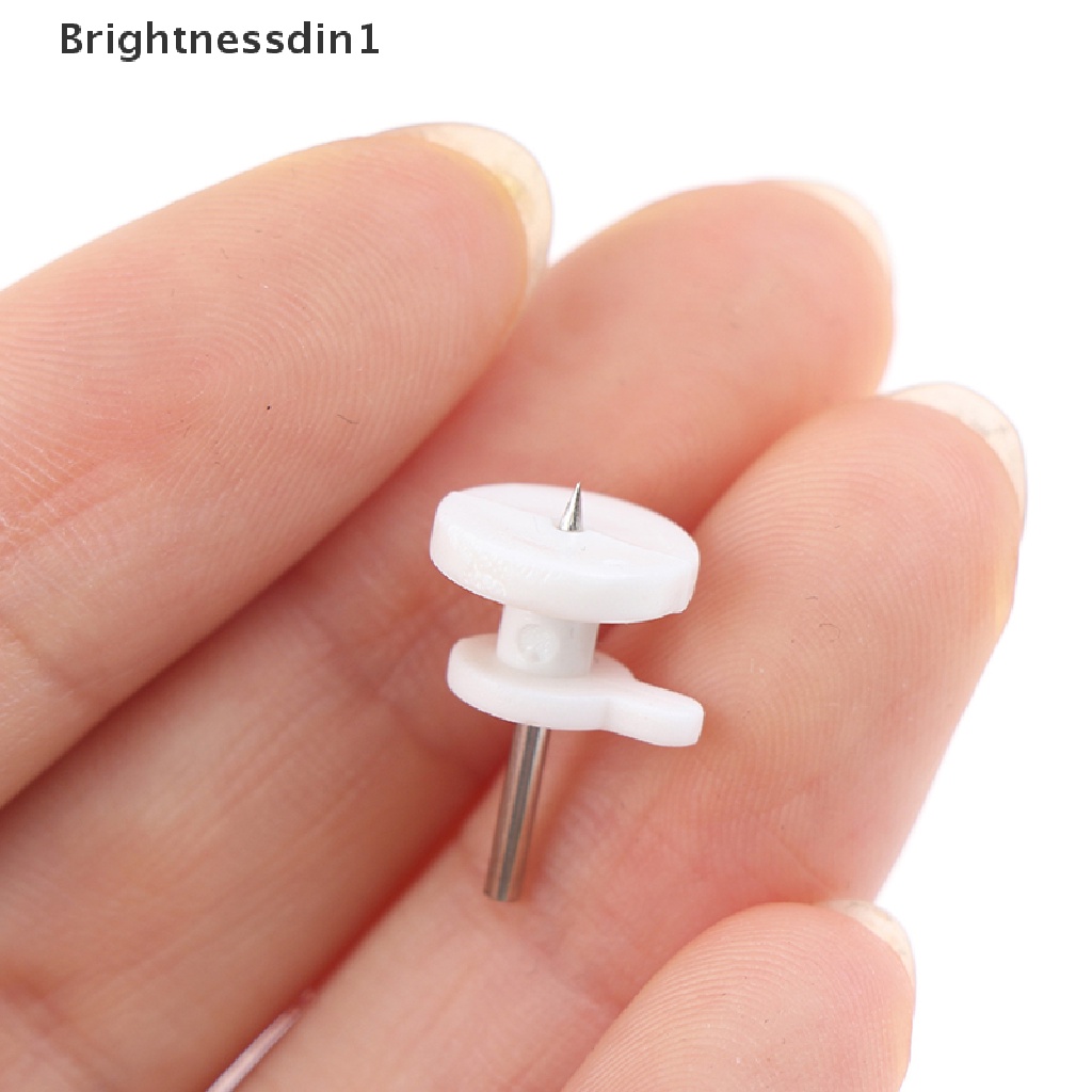 [Brightnessdin1] 10pcs Kait Dipasang Dinding Kecil Non-Trace Nail Untuk Beton Cinder Block Hard Butik