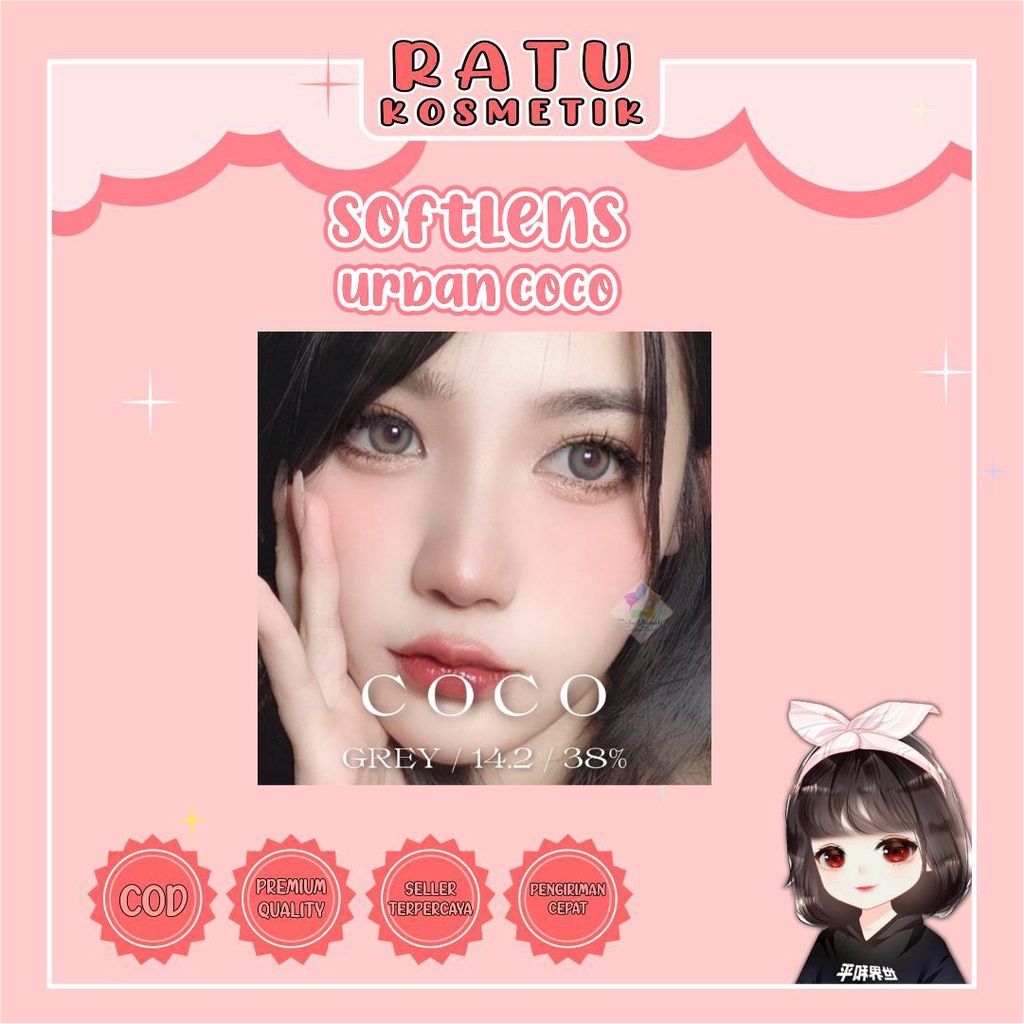 ❤ RATU ❤ Softlens Coco | Normal Diameter 14.2mm | Soflens Coco By Urban Factory