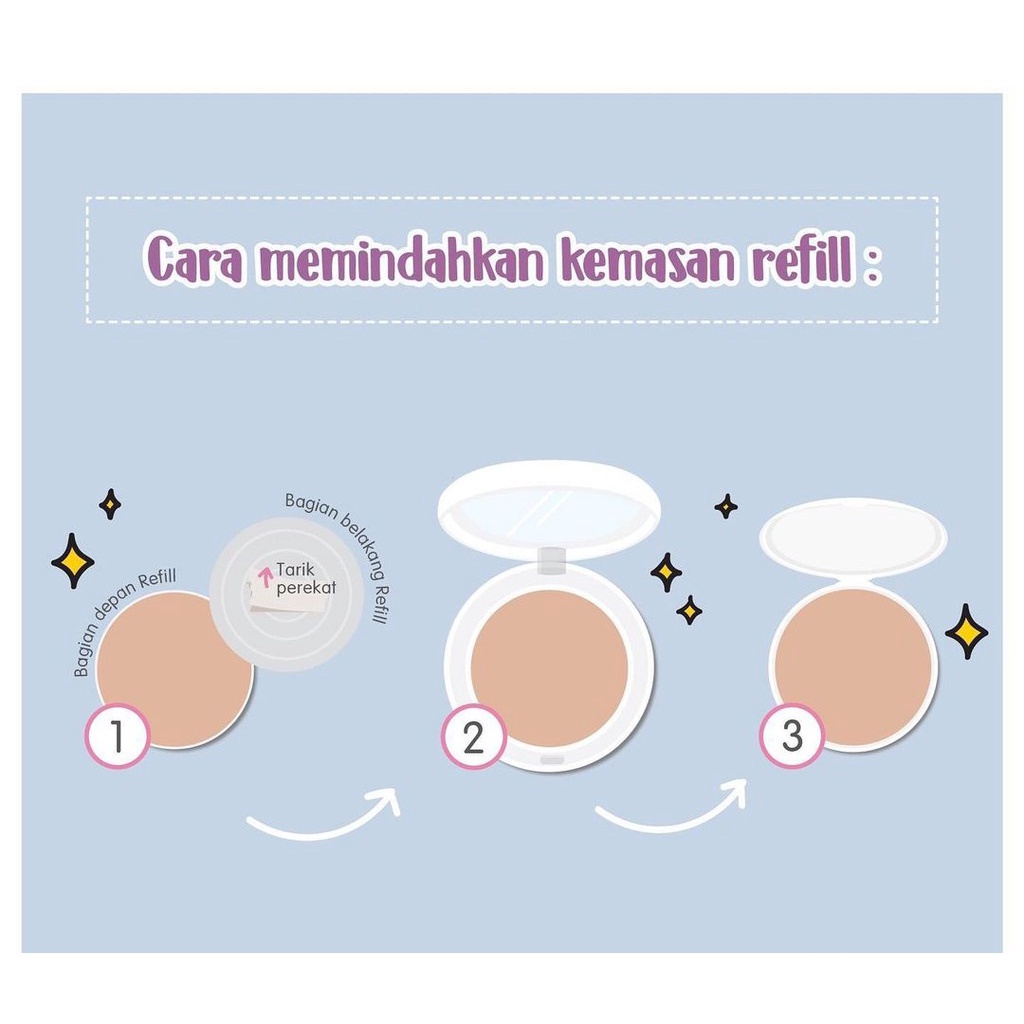 TERMURAH   Pigeon Teens Teen Compact Powder UV Protection Two Way Cake Hypo Squalane - Bedak Remaja