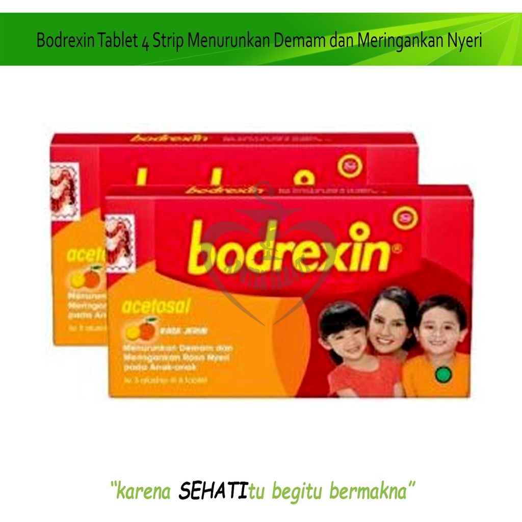 Bodrexin Tablet - Obat Demam, Nyeri, Sakit Kepala Gigi Anak