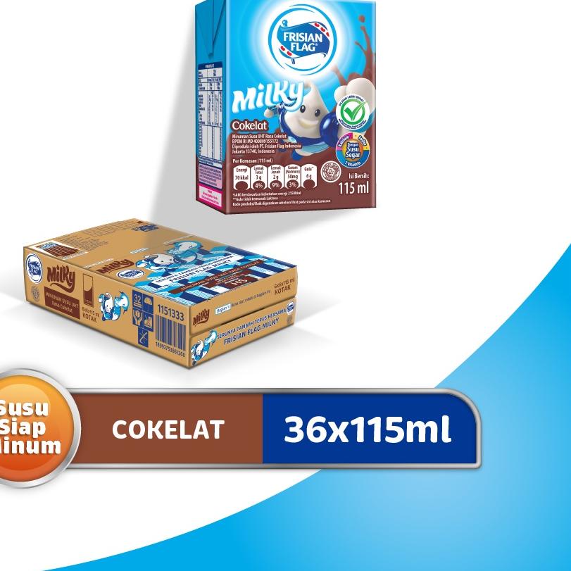 

✦ Frisian Flag UHT Milky Chocolate 115ml (36pcs) Multipack ✽