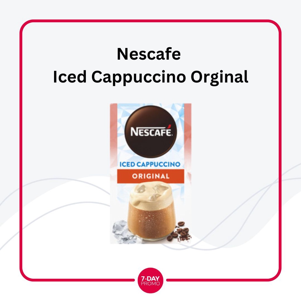 Nescafe Iced Cappuccino Original Coffee 8 Sachets