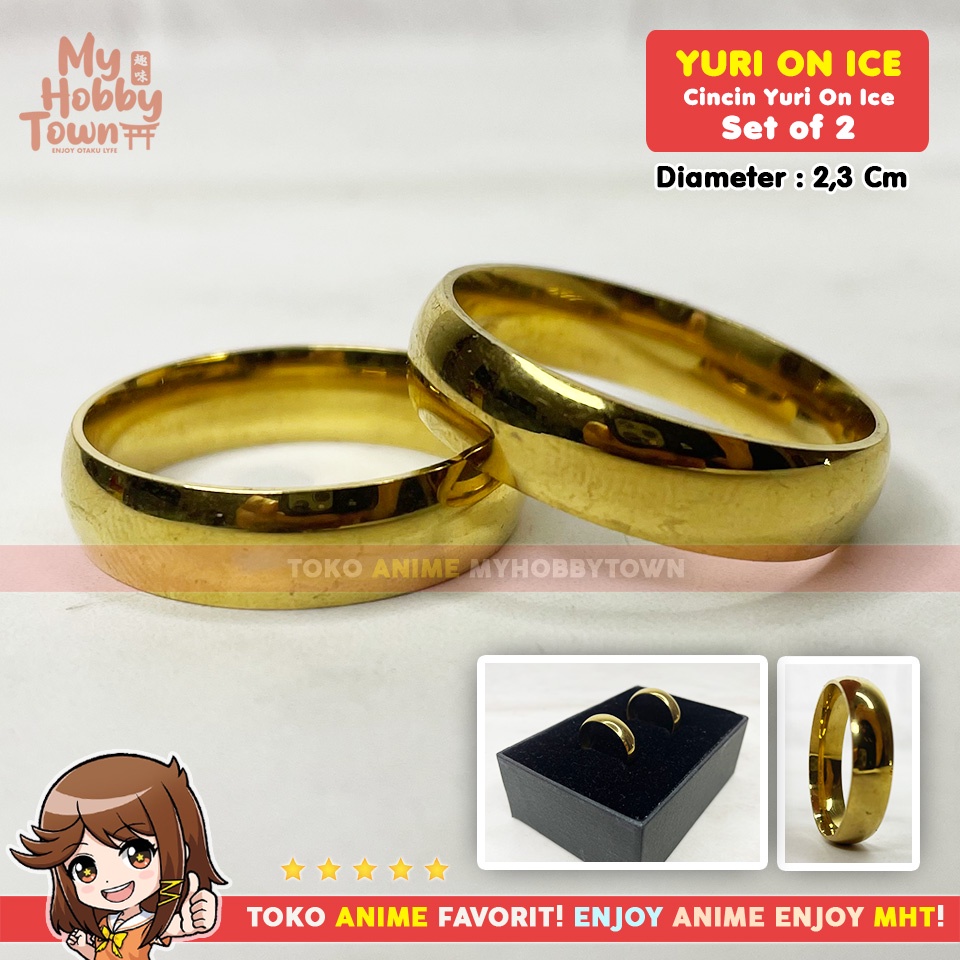 Cincin Anime Yuri On Ice Set Of 2