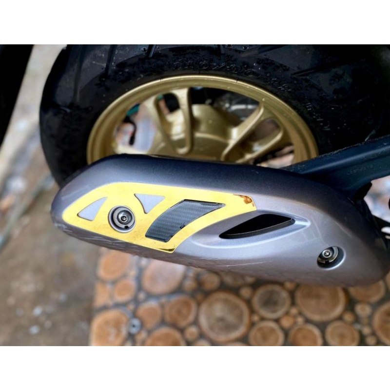 Garnish New Scoopy garnis Cover Sen Belakang Honda New Scoopy 2021 - 2023