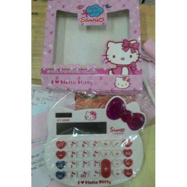 

Terlaris ✨ -Kalkulator Hellokitty Kepala / Kalkulator Karakter Hellokitty- 2.2.23