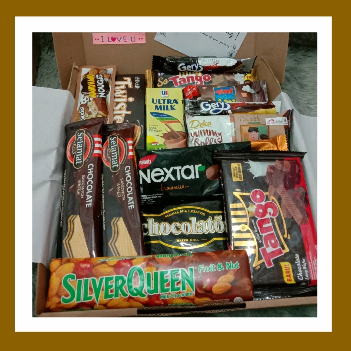 

(COD) HAMPERS SNACKBOX/ KADO ULTAH/WISUDA PAKET COKLAT - Paket G, Lain-lain