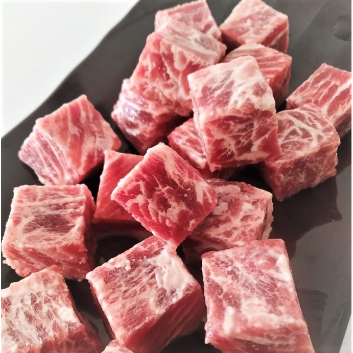 BEEF SAIKORO WAGYU PREMIUM MELTIQUE / BEEF CUBE PREMIUM 500GR