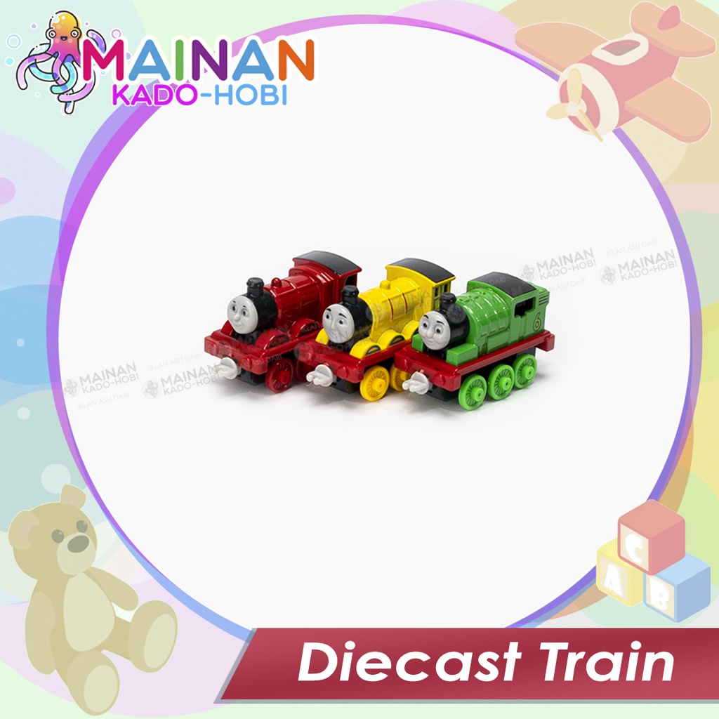 HADIAH ULANG TAHUN MAINAN ANAK DIECAST TRAIN MINIATUR KERETA API