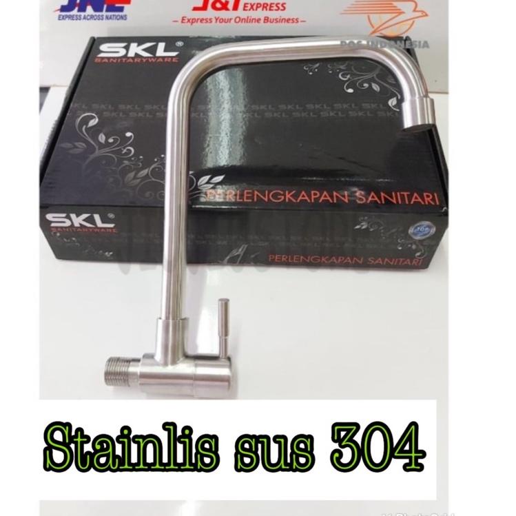 ☜ Kran angsa dapur cucian piring stanlis sus 304 asli kran cuci piring,kran sink,kran air,perlngkpn 