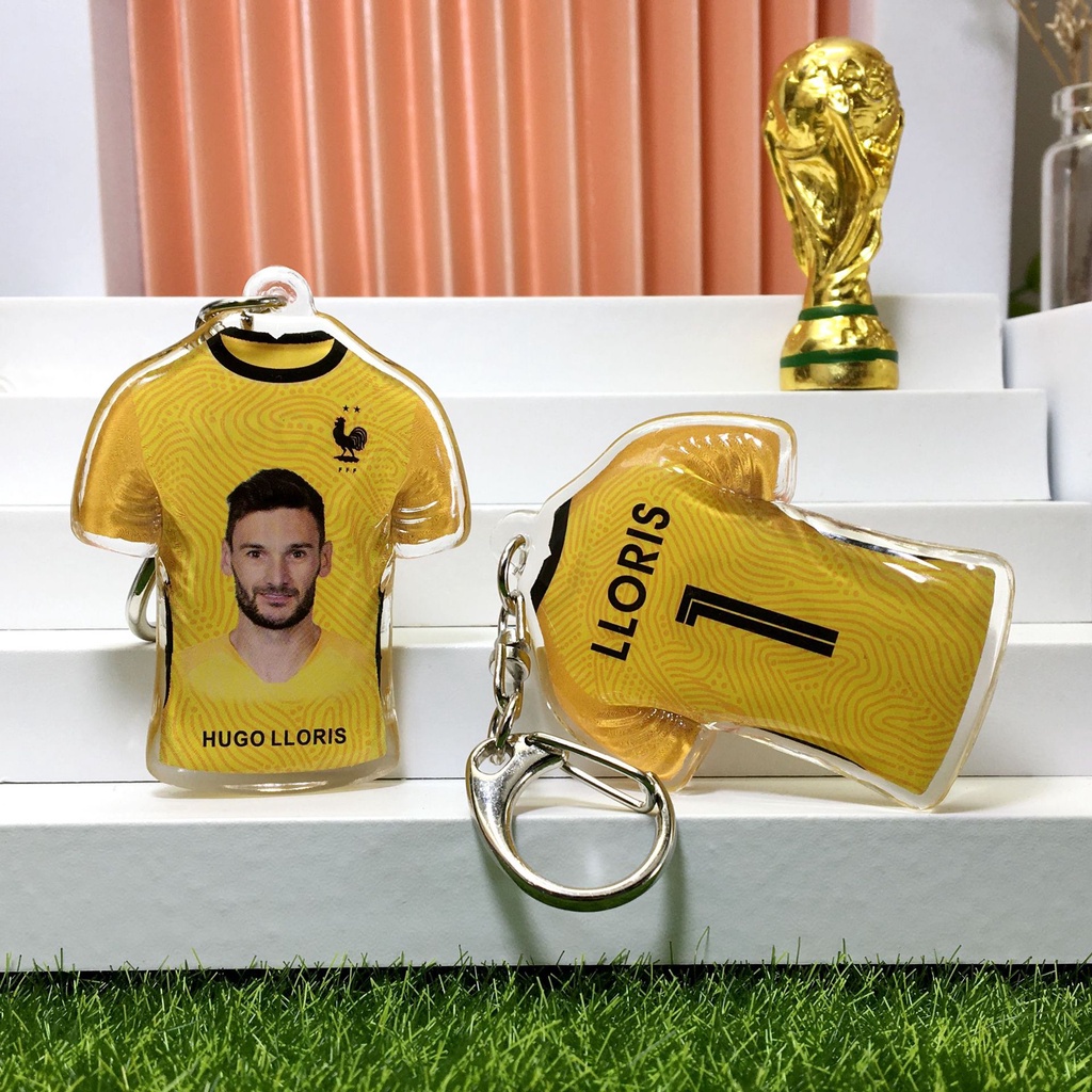 Katar Gantungan Kunci Jersey Sepak Bola World Cup Bahan Akrilik