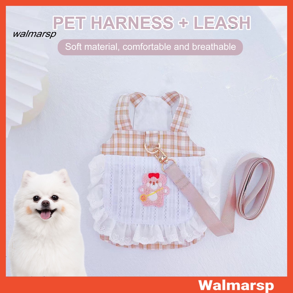 Wlp Rompi Anjing Nyaman Bernapas Tidak Mudah Putus Longgar Ketangguhan Yang Baik Dog Harness Leash Puppy Supplies