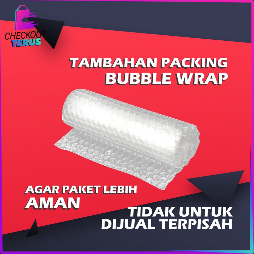 CT Tambahan packing Bubble Wrap agar paket lebih aman dan safety