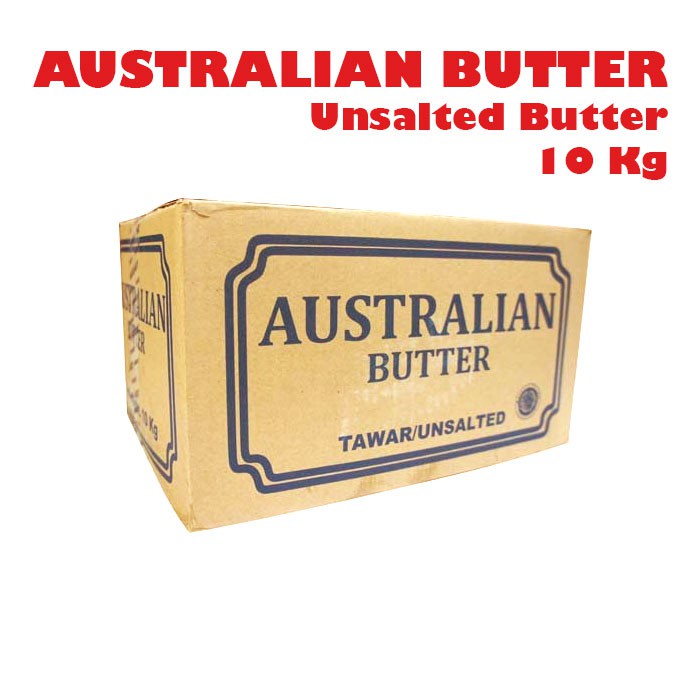 AUSTRALIAN BUTTER Unsalted Butter 10 Kg / Mix Margarin &amp; Mentega Tawar 10000 Gr