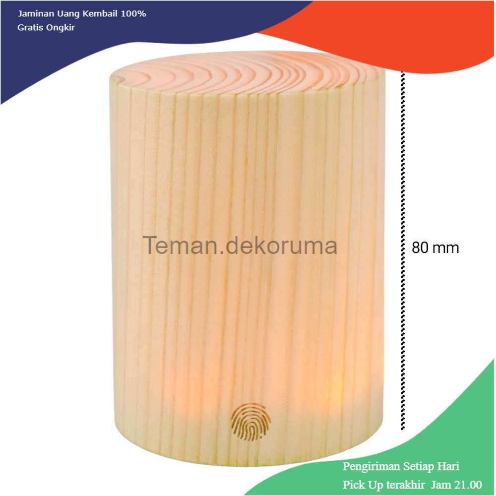 TD - LMP Adeeing Lampu Tidur LED Hias Dekorasi Warm White Fingerprint 5V - M04