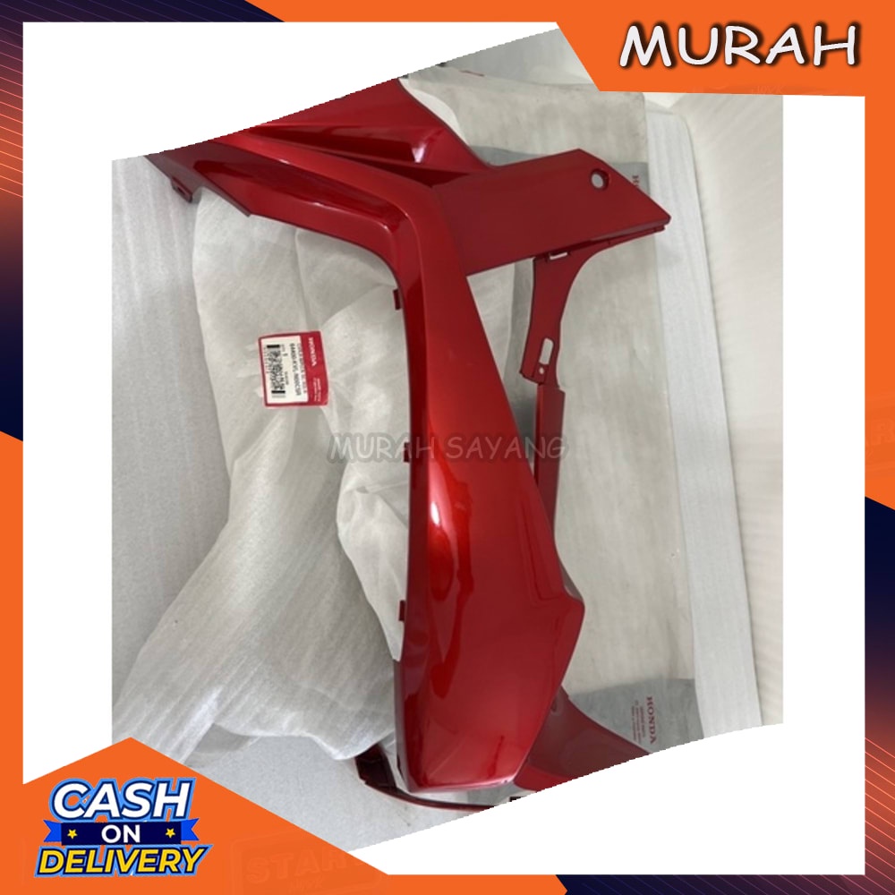 Cover Tebeng Sayap kanan dalam HONDA Supra X 125 Batman Merah Marun ORIGINAL 64400-KVL-N00CSR