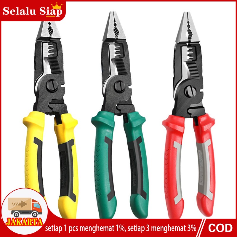 multifungsi wire cutters tang pemotong kabel 9 inch untuk tukang listrik /tang crimping multifungsi