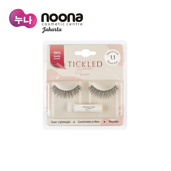 TICKLED SEVEN INDIVIDUAL PACK EYELASHES ELATED FLAIR 1.1