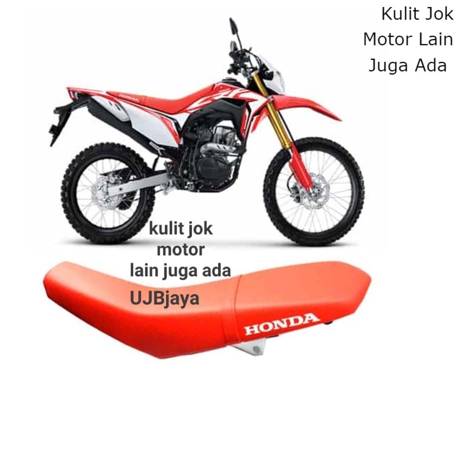 Kulit Jok Motor CRF 150 BAHAN ORI Sarung Jok Motor CRF 150 G10