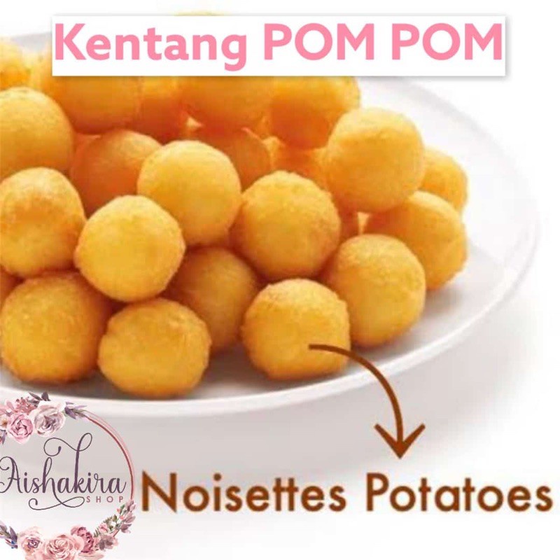 Kentang wedges / Kentang Pompom 500gr