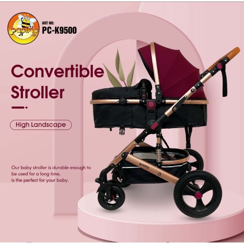 STROLLER BABY PACIFIC CONVERTIBLE PC-K9500