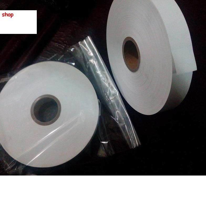 ❉ Pita Laundry roll kain kertas 1" inch (25 mm) penanda (marker) tag gun / pita label merek di baju 