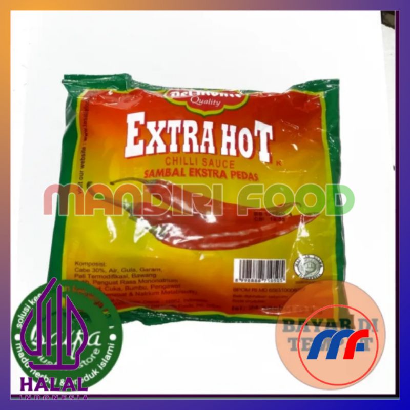 

saus cabe delmonte 1pack isi 24sachet @8gr