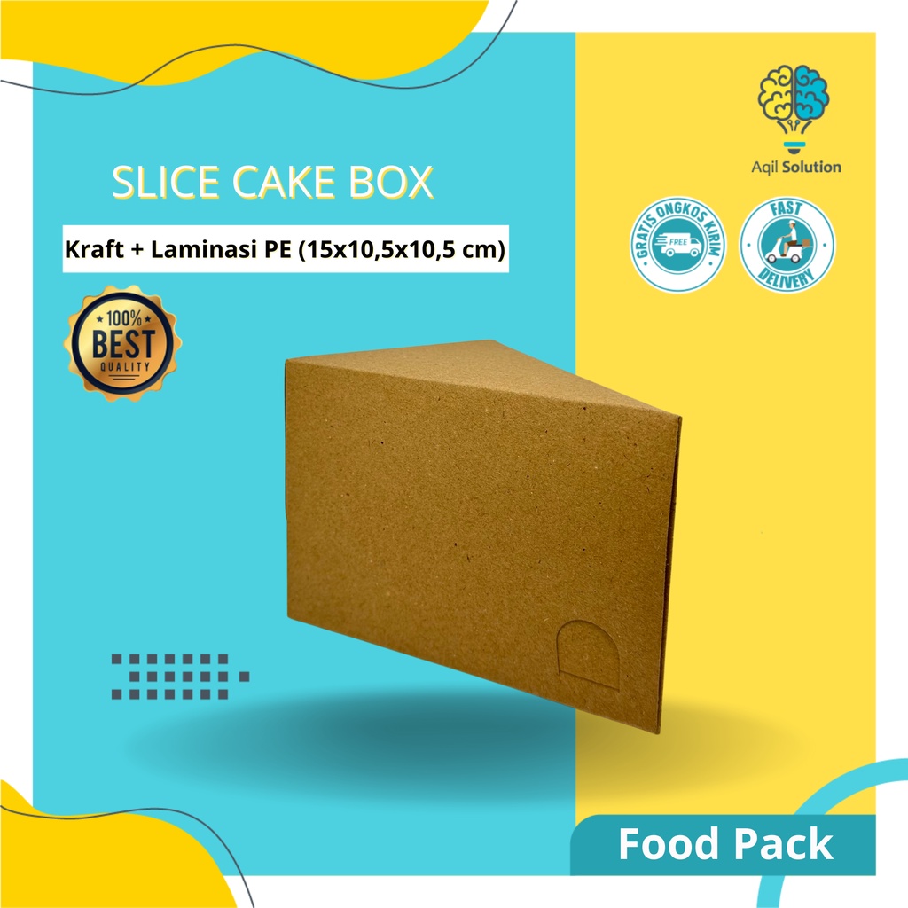 Dus Slice Cake / Kotak slice cake/ kemasan kue Iris